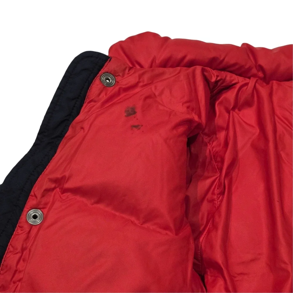 Polo Ralph Lauren Kids Puffer Jacket Navy Blue Red Down Fill Quilted 4/4T